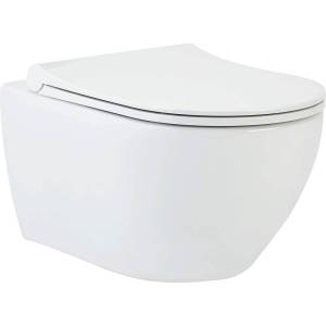 Унитаз подвесной beWash Bogen 88303601 с крышкой-сиденьем микролифт, с функцией биде