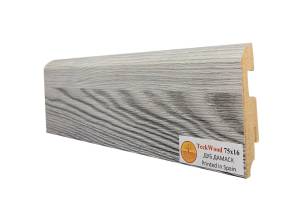 Плинтус МДФ TeckWood цветной Дуб Дамаск 2150x75x16