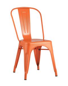 Стул Stool Group Tolix YD-H440B LG-05 оранжевый глянцевый