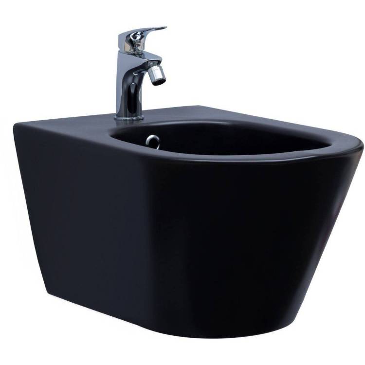 Биде подвесное Aquanet Lake LAKE-B2B черное матовое