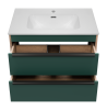 Тумба с раковиной Misty Гринвуд УТ000024347 Дуб Галифакс олово, 80 см фото 3