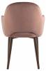 Стул Stool Group Венера Диамант MC16-2YS KD HLR-44 (NP) 2X велюр пыльно-розовый, ножки дерево (набор 2 шт) фото 4