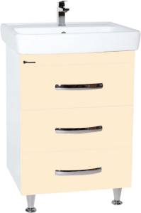 Тумба с раковиной Bellezza Рокко 50 напольная, бежевая