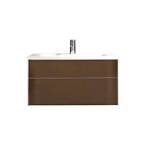 Тумба с раковиной Keuco Royal Reflex трюфель 100 см