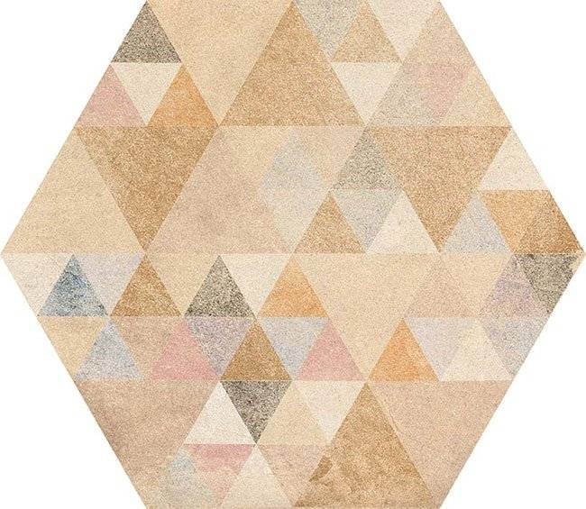Керамогранит VIVES Laverton Hexagono Benenden Multicolor 23x26.6
