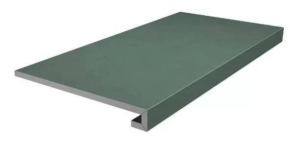 Ступень Kerama Marazzi Про Чементо DD642120R\GCF клееная зеленый матовый 60x33