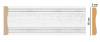 Молдинг DECOMASTER 185-16 240x6x0.8
