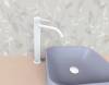 Смеситель для раковины Paffoni Light LIG081BO белый фото 2