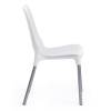 Стул Tetchair Genius (mod 75) 19115 белый/ножки хром 46x56x84 фото 2