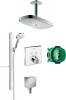 Душевой комплект Hansgrohe Raindance Select E 300 (2 jet) 27384400 + 27648400 + 26455000 + 15738400