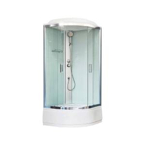 Душевая кабина Royal Bath CK RB90CK5-WT-CH с сиденьем