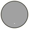 Зеркало Aquanet Контур 00367653 LED подсветка, черное, D77