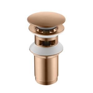 Донный клапан для раковины Timo 8011/19 розовое золото