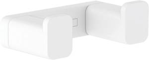 Крючок Hansgrohe AddStoris 41755700 двойной, матовый белый