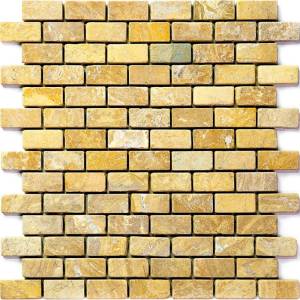 Мозаика Mir mosaic Natural 7M097-ET London из натурального камня желтый 30.5x30.5 (распродажа)