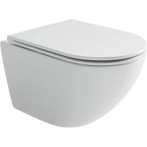 Унитаз подвесной Ceramica Nova Whirl CN11007T смыв торнадо, сиденье микролифт, белый