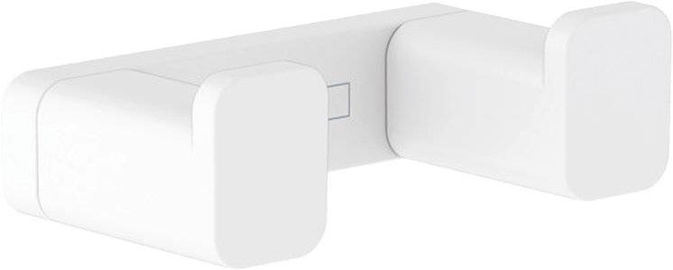 Крючок Hansgrohe AddStoris 41755700 двойной, матовый белый