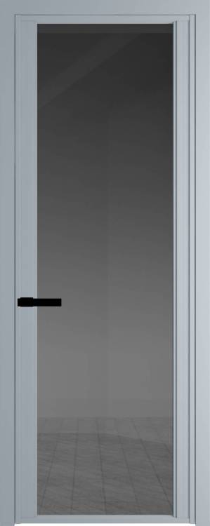 Межкомнатная дверь Profil Doors 2 AGP цвет профиля Серебро, стекло безопасное 6 мм тонированное 700x2000