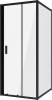 Душевой уголок Niagara Nova NG-82-9AB-A100B 90x100, прямоугольный, черный фото 2