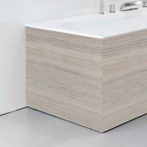 Боковой экран Ravak City 80 L сатиновое дерево