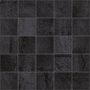 Декор Laparet Olimpus MM34038 Мозаичный Чёрный 25x25