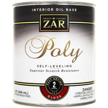 Полиуретановый лак ZAR Poly Interior Oil Base глянцевый 0.946 л