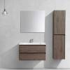 Мебель для ванной Vincea Luka 80 2 ящика, темный дуб фото 6