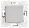 Выключатель 1-клавишный проходной IEK Skandy SK-V12-0-10-K23 серебряный фото 5