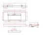 Раковина-столешница Armadi Art Flat 859-120-CLCT моноблок Calacatta 1210x452x80 фото 4