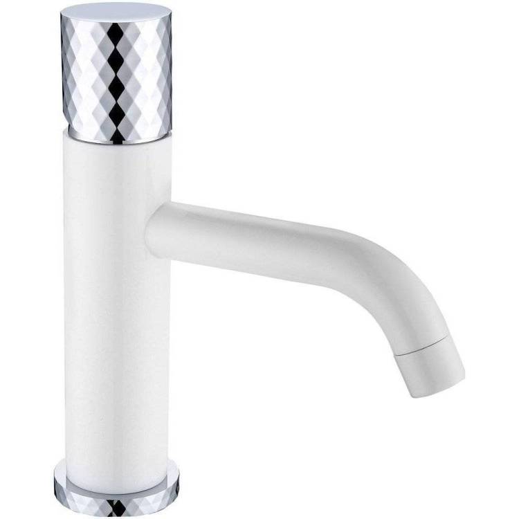 Смеситель для раковины Boheme Stick 121-WCR White Diamond Chrome