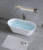 Ванна из искусственного камня Timo Solid ELISSA1700 белая, 170x80x58 фото 6