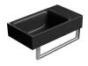 Раковина GSI Nubes 9636026 черный матовый, 40x23 фото 3