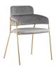 Набор из 2 стульев Stool Group Полин FDC6085 LIGHT GREY FUT-79 X2 светло-серый фото 2