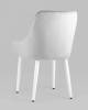 Кресло Stool Group Диана MC101-2 KD HLR-14 велюр серебристый (ножки белые) фото 4