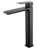 Смеситель для раковины Wonzon & Woghand WW-88239011-MB высокий, черный матовый