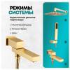 Душевая система Grocenberg GB5089MG-1 матовое золото фото 11