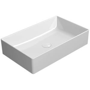 Раковина GSI Kube X 945311 60 см, белая глянцевая