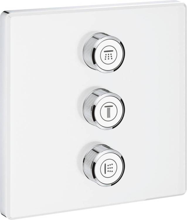 Переключатель потоков Grohe Grohtherm SmartControl 29158LS0 на три потребителя, Луна white