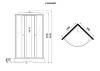 Душевая кабина Niagara Promo P100/26/MT 100x100x215 фото 12