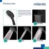 Душевая стойка Milardo Rora RORBL4FM06 черный фото 3