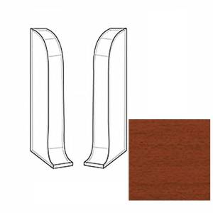 Заглушки LinePlast Светлый Махагон L016 58 мм (пара)