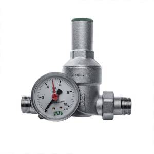 Редуктор давления FAR FA 2815 12 1/2" НР-НР, с манометром