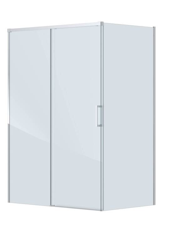 Душевой уголок Cezares PLANE-AH-1-140/80-C-CR профиль хром, стекло прозрачное, 140x80x195