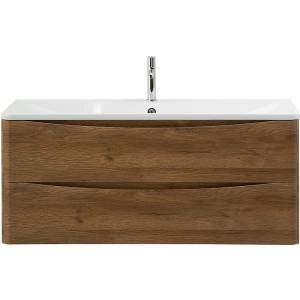 Тумба под раковину Belbagno Acqua ACQUA-1200-2C-SO-RR 120x45x50 Rovere Rustico подвесная с двумя выкатными ящиками