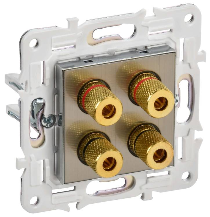Акустическая розетка IEK Skandy SK-S40-K50 никель