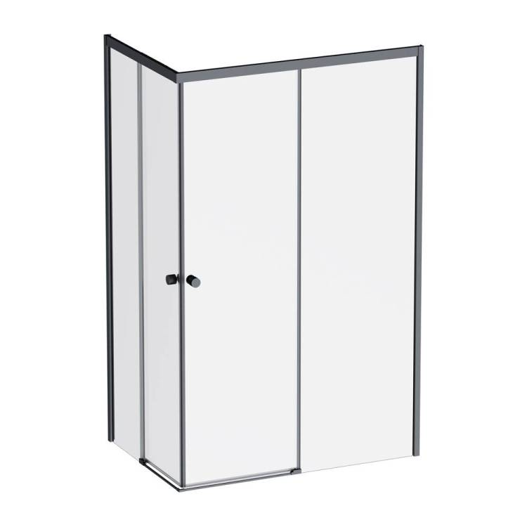 Душевой уголок AM.PM X-Joy W94G-403-120280-BТ1К профиль черный матовый, стекло прозрачное, 120x80