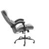 Кресло компьютерное Tetchair Cambridge metalBL 25024 серый, велюр, ткань фото 3