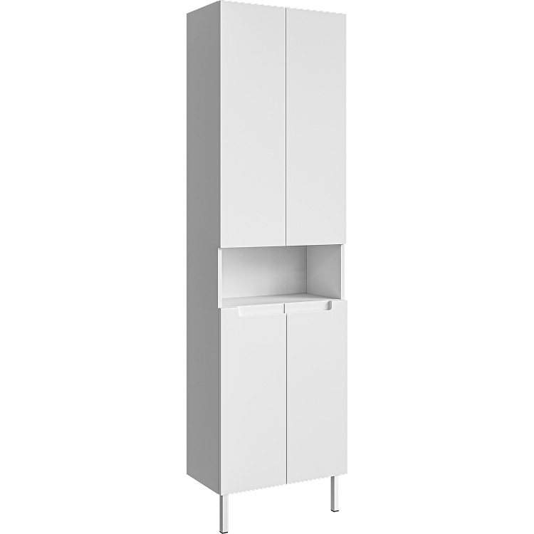 Шкаф-пенал Aqwella Vancouver VAN0555N белый, 55x195