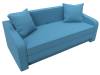 Прямой диван Лига Диванов Лига-013 124649 амур голубой фото 5