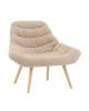 Кресло Stool Group Олби Страйпс QH-2805K 263-2 dark beige бежевый